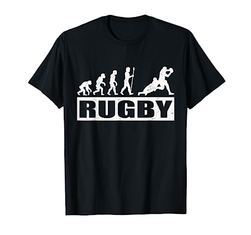 Evolución Rugby Deportes Divertido Camiseta
