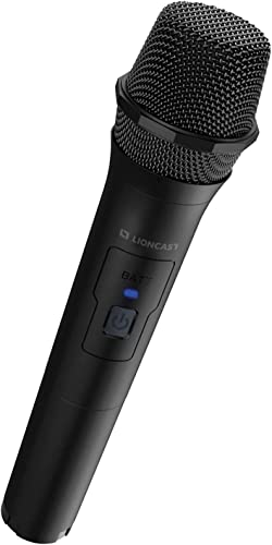 Lioncast® Micrófono Bluetooth Inalámbrico para PS5 / PS4, PC, Xbox, Wii, Nintendo Switch - Micrófono Inalámbrico para Singstar, Lets Sing y Karaoke - Micrófono Wireless para Switch