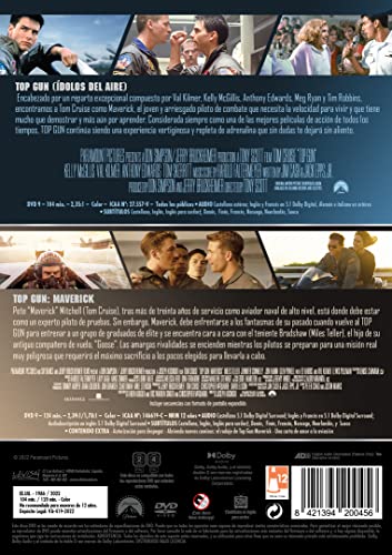 Top Gun Pack: Top Gun + Top Gun: Maverick (DVD)