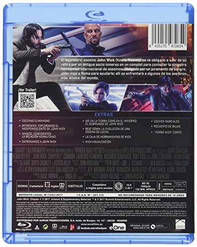 John Wick: Pacto De Sangre Blu-Ray [Blu-ray]